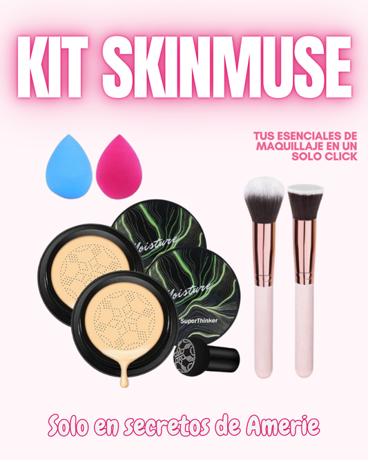 ¡Oferta 2x1 + Brochas Premium! Base SkinMuse CC Cream