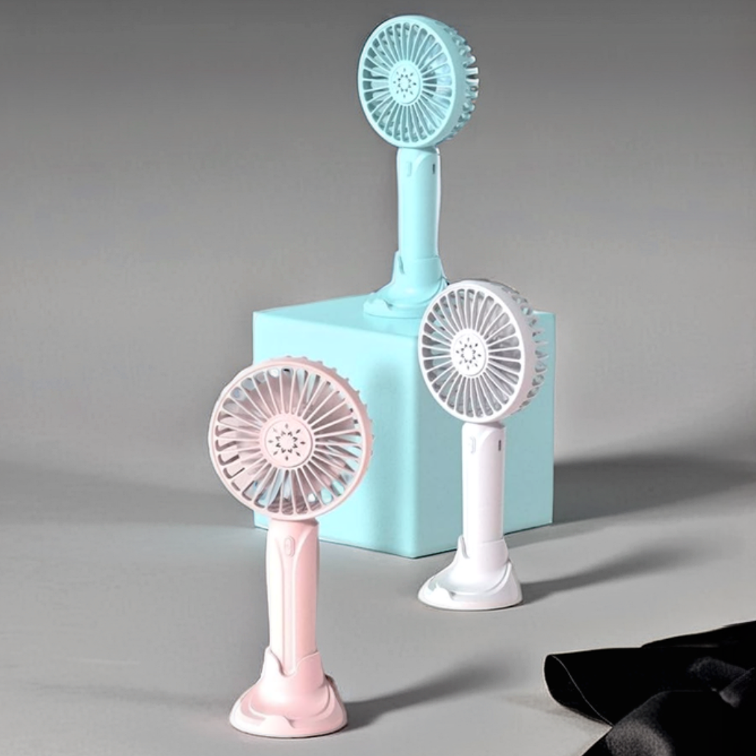 Mini Ventilador Portátil BreezeUp™ - Oferta 3x1