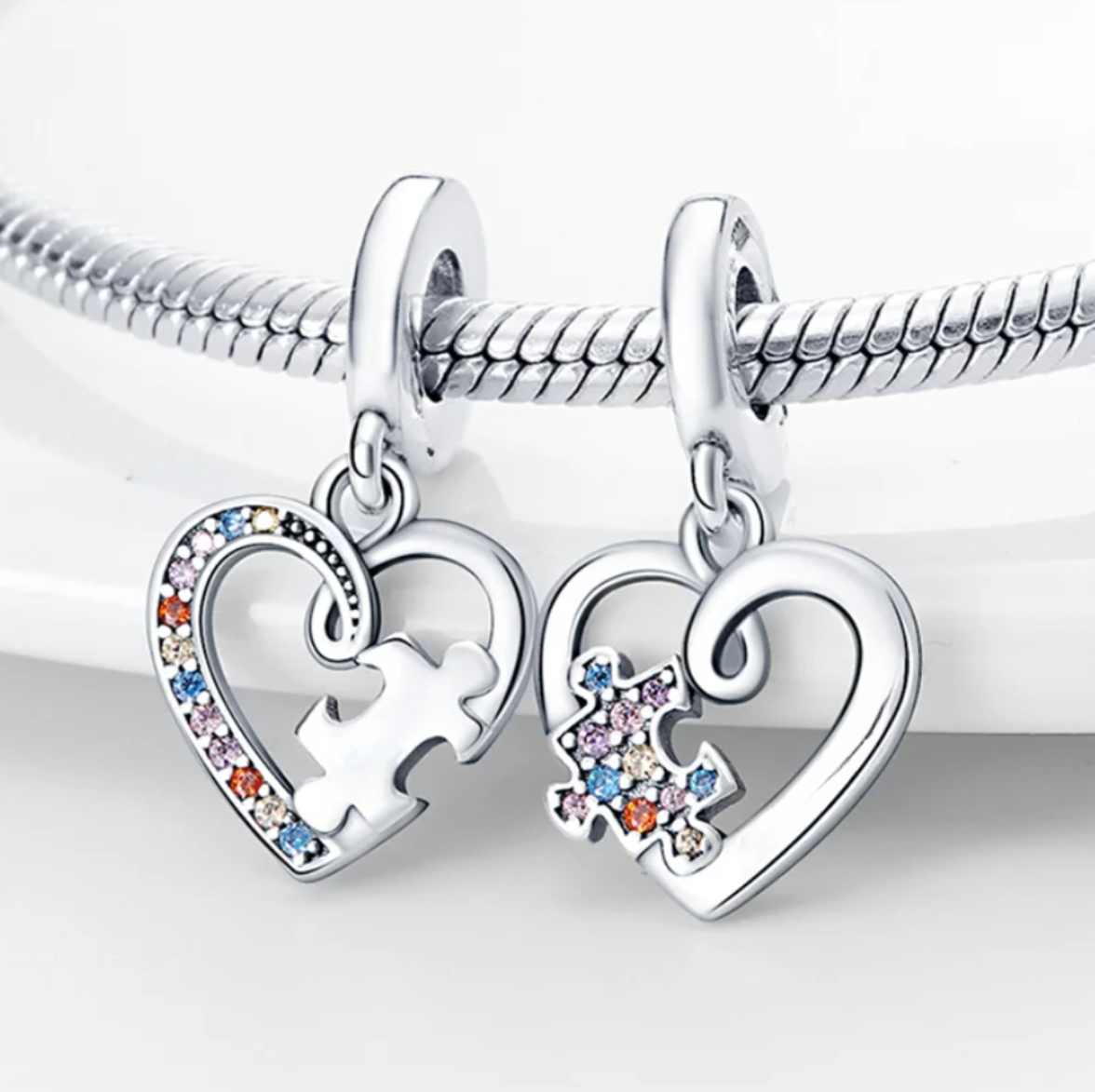Pulsera "Siempre juntas, Te Quiero Amiga" - OFERTA 2 Pulseras + 2 Abalorios PUZZLE
