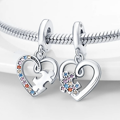 Pulsera "Siempre juntas, Te Quiero Amiga" - OFERTA 2 Pulseras + 2 Abalorios PUZZLE